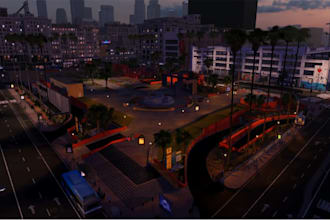 do realistic roblox city map for obby, hood, fps, rp city, any roblox game map