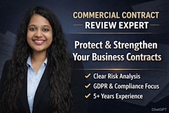 review and redline your business agreements, nda or saas