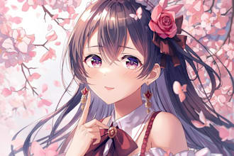 draw beautiful sfw or nsfw anime art illustration