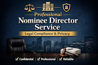 provide nominee director service for compliance and business setup