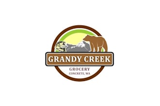 design branding rural grocery store logo