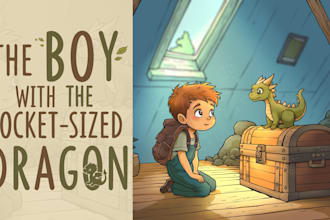 design your custom book illustrations and cover not ai