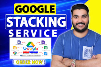 build google stacking and rys entity for high SEO authority