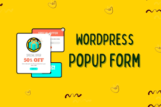 create wordpress form, popup form and fix email issue