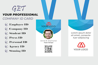 do id card, employee card, or student id just in 12 hours