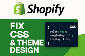 fix shopify CSS issues and customize theme design