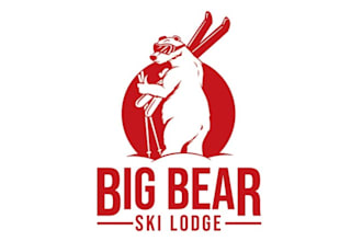 make mascot big bear ski lodge logo