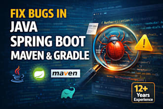 be your java spring boot developer for scalable backend