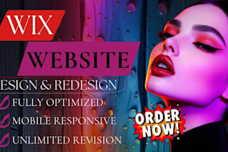 build wix website design wix redesign wix website business website