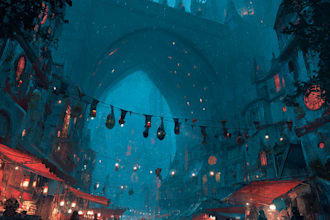 create fantasy environment concept art