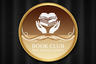 design a creative logo for your book club
