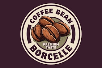 do professional coffee logo illustration