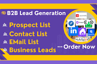 do contact list and prospect list building