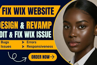 fix wix website errors edit and update wix website revamp wix website