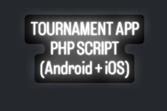 build a fully functional esports tournament app or website