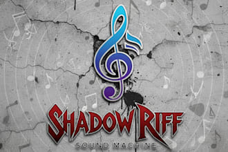 create a modern logo for your rock pop or metal band