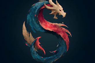 create a fantasy game logo