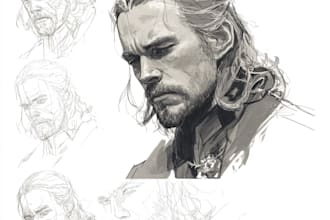 draw a fantasy character portrait for you