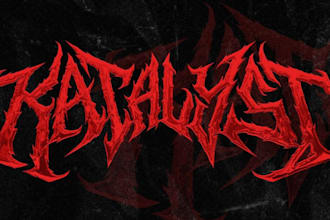 design a heavy metal logo
