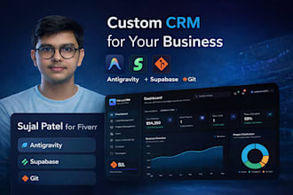 develop a custom CRM dashboard for your business