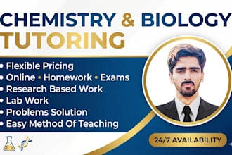 teach you chemistry and biology