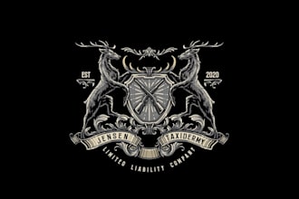 create heraldically accurate coat of arms, family crest, heraldic logo