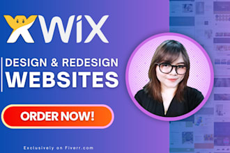 design or redesign a professional wix website, figma to wix