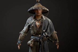 retopology game character,uvs textures,game ready assets,nsfw model,skeleton rig