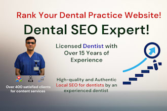 do SEO for dental website by a dentist for ranking