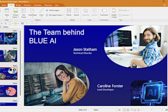 design power point presentation, google slides and invest pitch deck design