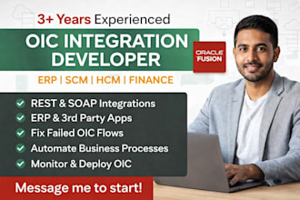 build and support oracle integration cloud integrations