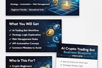 provide a complete ai powered crypto trading bot business blueprint