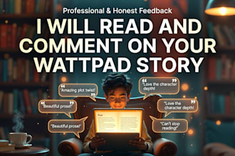 read and comment on your wattpad story and other platforms