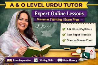 be your professional urdu teacher for a and o lvl
