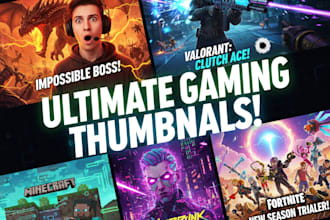design amazing viral youtube and tiktok thumbnails