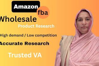 do amazon fba wholesale product research with high demand
