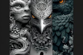 design ultra realistic tattoo art