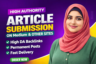 do article submission on medium,com high da guest post, guest posting service