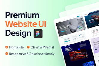 do figma website design, website ui ux design, ui ux design