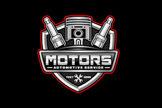 create awesome and gorgeous auto repair logo design