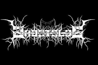 design a futuristic industrial metal logo