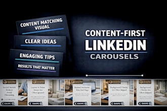 create high engagement linkedin carousel content