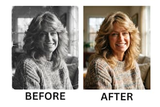 professionally restore and upscale your photos to 4k quality