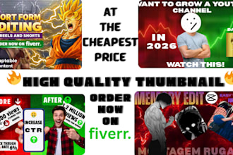make professional youtube thumbnail that increase your CTR