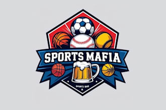 create creative and good looking sport logo design