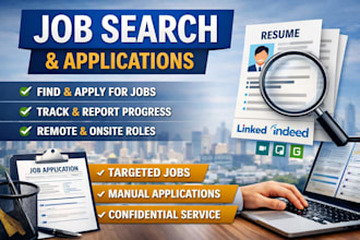 do professional job search and job applications