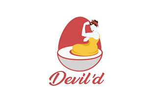 design devil fantastic feminist eggs logo