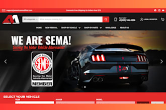 build auto part shopify store auto part website automobile automotive website
