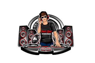 create awesome and gorgeous dj logo design
