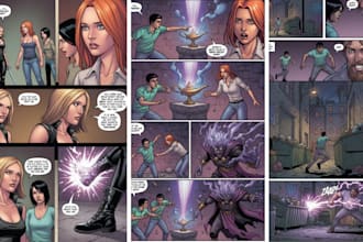 do comic book illustration nsfw comic graphic novel comic strip as comic artist